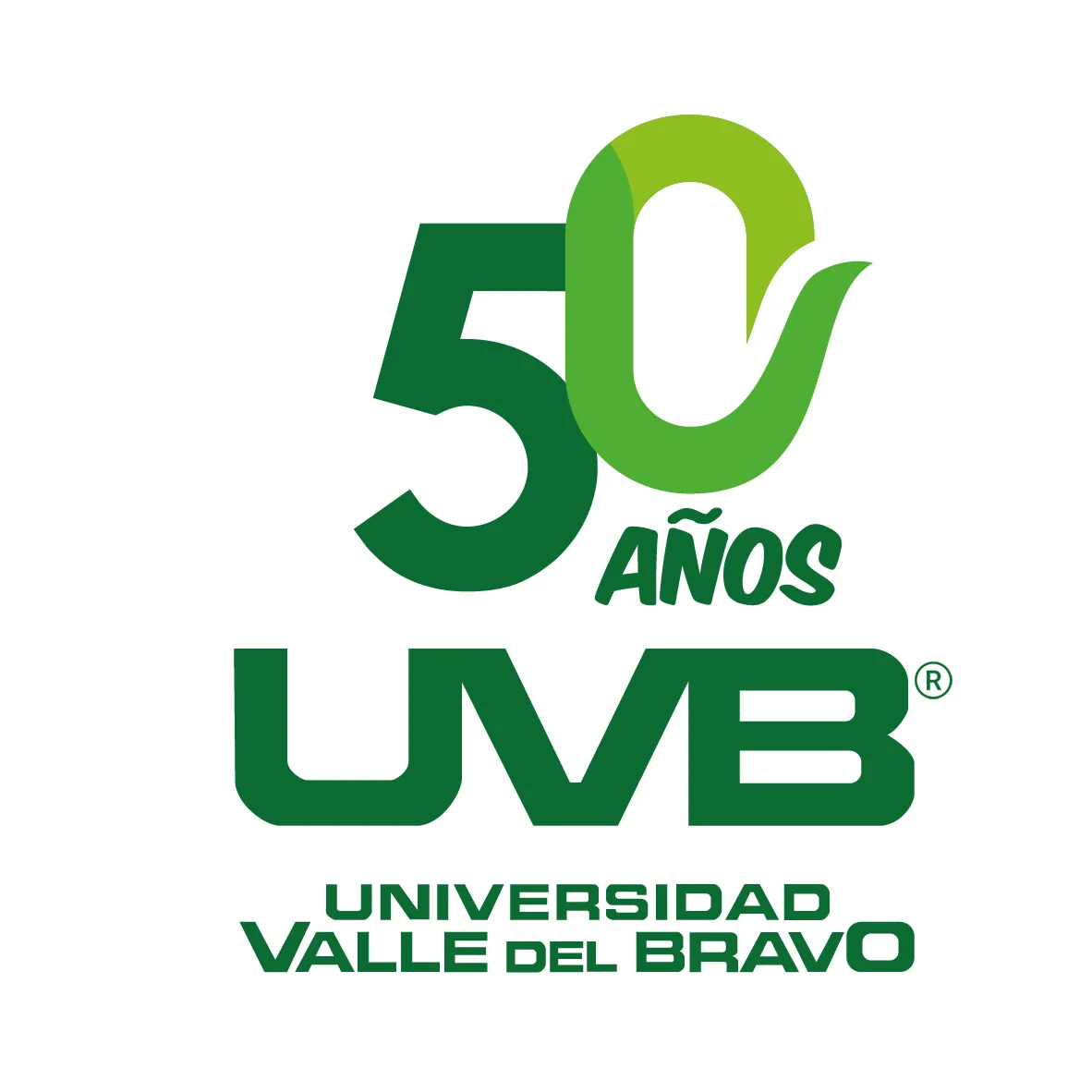 Logo oficial UVB 50 años